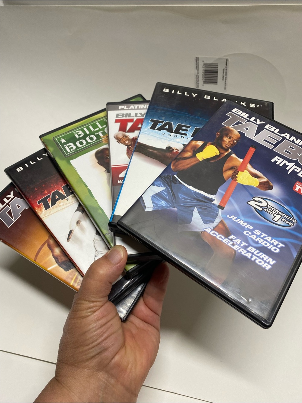 * Billy Blanks amped TAEBO DVD Collection set of 5
